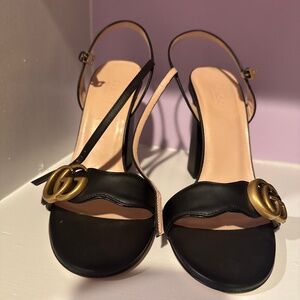 Gucci GG 105mm Heeled Sandal